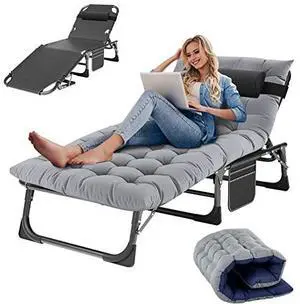 Slsy Folding Lounge Chairs Outdoor, Adjustable Sleeping Cot Chair, Portable Folding Bed Cot Chaise Lounge Chairs for Outside Beach Lawn Camping Pool Sun Tanning Slsy Folding Lounge Chairs Outdoor, Adjustable Sleeping Cot Chair, Portable Folding Bed Cot Chaise Lounge Chairs for Outside Beach Lawn Camping Pool Sun Tanning