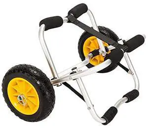 Ktaxon Kayak Cart Boat Canoe Carrier Dolly Trailer Tote, Foldable Paddle Board Trolley Boat Trailer Transport with NO-Flat Airless Tires Wheels Ktaxon Kayak Cart Boat Canoe Carrier Dolly Trailer Tote, Foldable Paddle Board Trolley Boat Trailer Transport with NO-Flat Airless Tires Wheels
