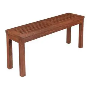 VINGLI Outdoor Wooden Bench, 45 Porch Bench Outdoor Backless Garden Bench, Small Outdoor Bench for Deck Patio Entryway (Brown, 45in) VINGLI Outdoor Wooden Bench, 45 Porch Bench Outdoor Backless Garden Bench, Small Outdoor Bench for Deck Patio Entryway (Brown, 45in)