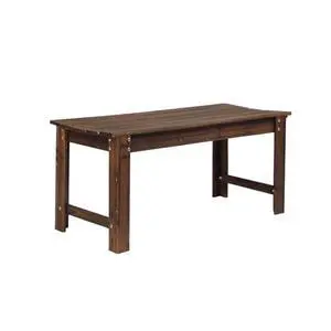 VINGLI Outdoor Wood Bench, 40" Outdoor Bench Patio Wooden Bench Garden Bench Outdoor Backless Bench for Deck Patio (Carbonized) VINGLI Outdoor Wood Bench, 40" Outdoor Bench Patio Wooden Bench Garden Bench Outdoor Backless Bench for Deck Patio (Carbonized)