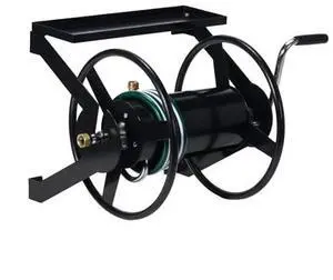 VINGLI Garden Hose Reel, Wall Mount Water Hose Reel for Garden Outside with Heavy Duty Space Saving Rolling Design Metal, 175FT Capacity for 3/4" Hose for Outdoor Use (Black) VINGLI Garden Hose Reel, Wall Mount Water Hose Reel for Garden Outside with Heavy Duty Space Saving Rolling Design Metal, 175FT Capacity for 3/4" Hose for Outdoor Use (Black)