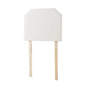 Tavira Allure® Boucle Dorm Headboard with Legs - Taupe Cream Tavira Allure® Boucle Dorm Headboard with Legs - Taupe Cream