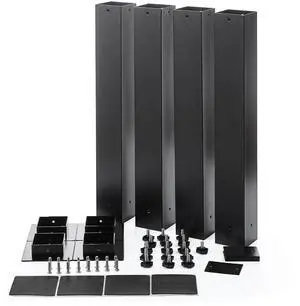 Suprima Ultimate Height Black Bed Risers - Carbon Steel Suprima Ultimate Height Black Bed Risers - Carbon Steel