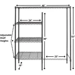 Suprima® Shelf Supreme Adjustable Shelving - Gunmetal Gray Suprima® Shelf Supreme Adjustable Shelving - Gunmetal Gray