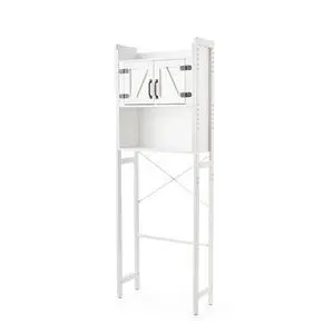 Yak About It® Dorm Hutch - Over the Fridge Organizer - White Yak About It® Dorm Hutch - Over the Fridge Organizer - White