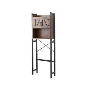 Yak About It® Dorm Hutch - Over the Fridge Organizer - Dark Wood Walnut Yak About It® Dorm Hutch - Over the Fridge Organizer - Dark Wood Walnut