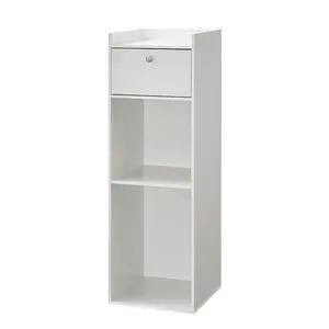 Yak About It Extra Tall Bookcase Table - White Yak About It Extra Tall Bookcase Table - White