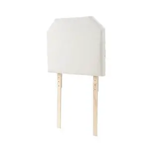 Tavira Allure® - Boucle Dorm Outlet Headboard with Legs - Cream White Tavira Allure® - Boucle Dorm Outlet Headboard with Legs - Cream White