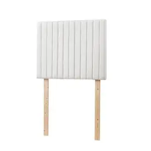 Tavira Allure® College Dorm Headboard with Legs - Classic Panel - Velvety White Tavira Allure® College Dorm Headboard with Legs - Classic Panel - Velvety White