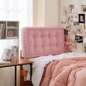 Rainha® - Ultra Thick Tufted College Headboard - Peachy Pink Rainha® - Ultra Thick Tufted College Headboard - Peachy Pink