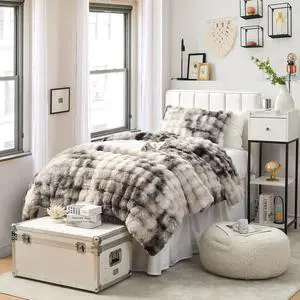 Snowball Double Chunky Bunny - Coma Inducer® Oversized Twin Comforter Set - Messy Storm Gray Snowball Double Chunky Bunny - Coma Inducer® Oversized Twin Comforter Set - Messy Storm Gray