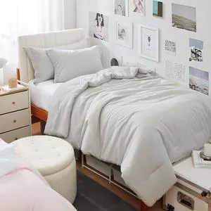 Dorm Haul® Cozy College Comforter Set - Twin XL Bedding - Antarctica Gray Dorm Haul® Cozy College Comforter Set - Twin XL Bedding - Antarctica Gray