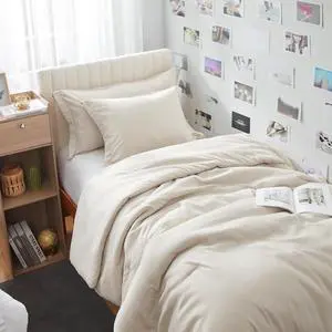 Dorm Haul® Cozy College Comforter Set - Twin XL Bedding - Oat Milk Dorm Haul® Cozy College Comforter Set - Twin XL Bedding - Oat Milk