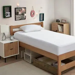 Knit Mattress Encasement - Twin XL Zippered Bed Cover Knit Mattress Encasement - Twin XL Zippered Bed Cover