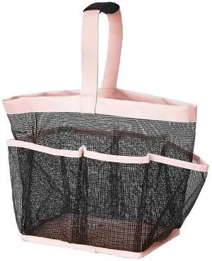 Deluxe Mesh Shower Tote - TUSK® College Storage - Rose Quartz Deluxe Mesh Shower Tote - TUSK® College Storage - Rose Quartz