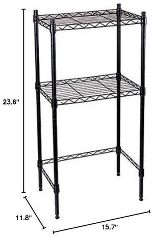 Suprima® Adjustable Shelving - Dorm Table Shelf Supreme - Black Suprima® Adjustable Shelving - Dorm Table Shelf Supreme - Black