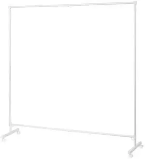 Don't Look At Me - Simplified Privacy Room Divider - White Frame Don't Look At Me - Simplified Privacy Room Divider - White Frame