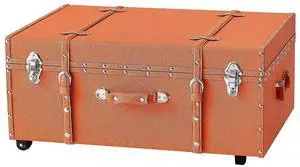 Texture Brand Trunk - Orange - Large Texture Brand Trunk - Orange - Large