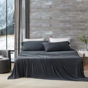 Coma Inducer Cool It Boi Queen Sheet Set - Navy Black Coma Inducer Cool It Boi Queen Sheet Set - Navy Black