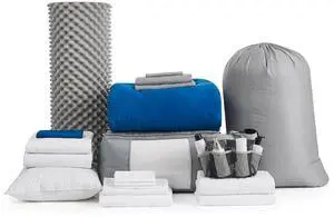 College Dorm Bedding Pack - Twin XL Coma Inducer® - Snorze® True Blue College Dorm Bedding Pack - Twin XL Coma Inducer® - Snorze® True Blue