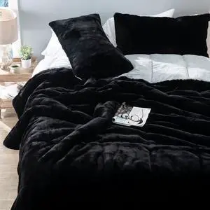 Chunky Panda Orca Bunny - Coma Inducer® Oversized King Comforter Set - USA Heavyweight Filled - Frosted Black Chunky Panda Orca Bunny - Coma Inducer® Oversized King Comforter Set - USA Heavyweight Filled - Frosted Black