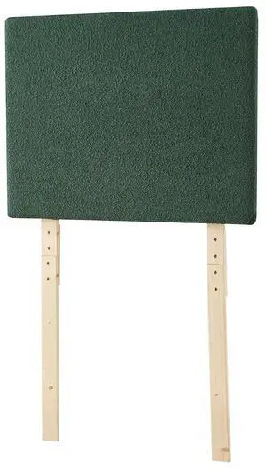Villa Classic - College Headboard with Legs - Boucle Dark Green Villa Classic - College Headboard with Legs - Boucle Dark Green