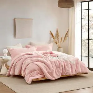 Coma Inducer Peak of Cozy Oversized Queen Comforter Set - Softest Pink Coma Inducer Peak of Cozy Oversized Queen Comforter Set - Softest Pink