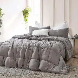 Summertime - Coma Inducer® Oversized Queen Comforter - Morning Gray Summertime - Coma Inducer® Oversized Queen Comforter - Morning Gray