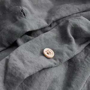Duvet Cover - Natural Loft King - Pewter Duvet Cover - Natural Loft King - Pewter