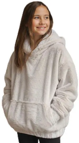 Coma Hoodie - Bunny Supersoft - Coconut Cream - Kids Coma Hoodie - Bunny Supersoft - Coconut Cream - Kids
