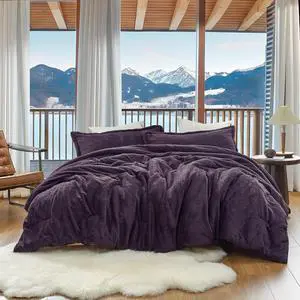 Coma Inducer Bed Serious Alaskan King Comforter Set - Nightshade Purple | Experience Coma Worthy Sleep with Cozy Plush Extra Large Bedding Coma Inducer Bed Serious Alaskan King Comforter Set - Nightshade Purple | Experience Coma Worthy Sleep with Cozy Plush Extra Large Bedding