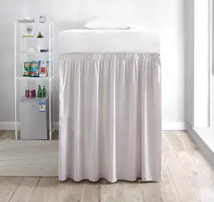 Extended Dorm Sized Bed Skirt Panel with Ties (1 Panel) - Jet Stream (for Raised or lofted beds) Extended Dorm Sized Bed Skirt Panel with Ties (1 Panel) - Jet Stream (for Raised or lofted beds)