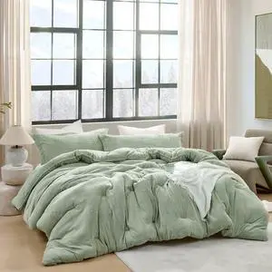 Coma Inducer Warmer Than Warm Oversized King Comforter Set - Desert Sage Coma Inducer Warmer Than Warm Oversized King Comforter Set - Desert Sage