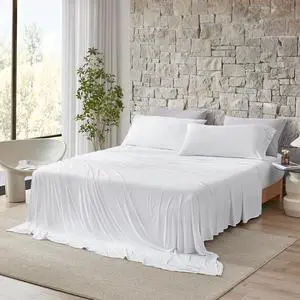 Coma Inducer Cool It Boi King Sheet Set - White Coma Inducer Cool It Boi King Sheet Set - White