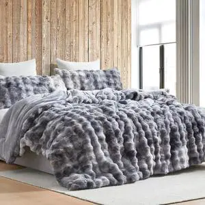 Beary Soft - Coma Inducer® Alaskan King Comforter Set - Glacier Black Bear Beary Soft - Coma Inducer® Alaskan King Comforter Set - Glacier Black Bear