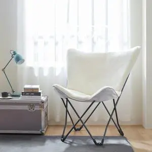 Oversized Butterfly Chair - Comfy Cozy Pure White Oversized Butterfly Chair - Comfy Cozy Pure White