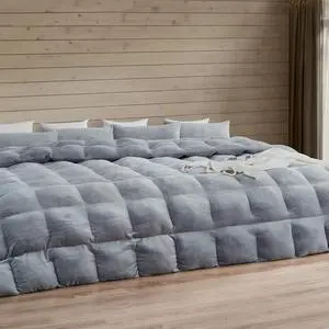 Boi He Thick® - Coma Inducer® Alaskan King Comforter Set - Silver Gray Boi He Thick® - Coma Inducer® Alaskan King Comforter Set - Silver Gray