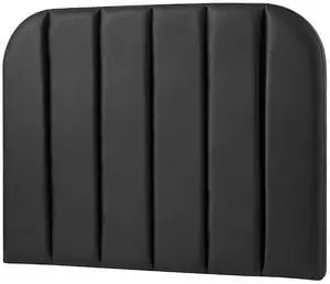 Tavira Allure® College Dorm Headboard - Bevel Panel - Faux Leather Black Tavira Allure® College Dorm Headboard - Bevel Panel - Faux Leather Black