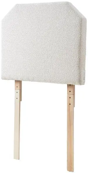Tavira Allure® - Boucle Dorm Right Side Outlet Headboard with Legs - Taupe Cream Tavira Allure® - Boucle Dorm Right Side Outlet Headboard with Legs - Taupe Cream