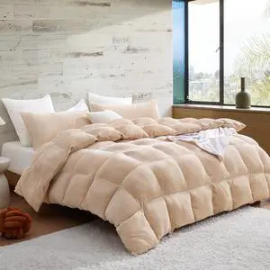 Boi He Thick® - Coma Inducer® Full Comforter Set - Almond Taupe Boi He Thick® - Coma Inducer® Full Comforter Set - Almond Taupe
