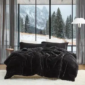 Coma Inducer You Deserve It Oversized King Comforter Set - Black Coma Inducer You Deserve It Oversized King Comforter Set - Black