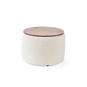 2East - Storage Table Ottoman - Pure White 2East - Storage Table Ottoman - Pure White