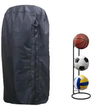 Ball Storage Cover Ball Storage Rack Protection Full Dust Covers Basketball/Football Storage Rack Cover for Outdoor Garage Sports Equipment Ball Storage Cover Ball Storage Rack Protection Full Dust Covers Basketball/Football Storage Rack Cover for Outdoor Garage Sports Equipment