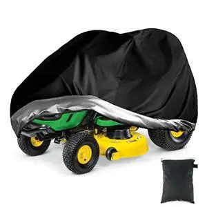 Outdoor Lawn Tractor Cover Waterproof Universal Riding Lawn Mower Cover Patio Garden Durable UV Protection Lawn Mower Cover with Adjustable Drawstring & Storage Bag (M: 70x43x43 inch) Outdoor Lawn Tractor Cover Waterproof Universal Riding Lawn Mower Cover Patio Garden Durable UV Protection Lawn Mower Cover with Adjustable Drawstring & Storage Bag (M: 70x43x43 inch)