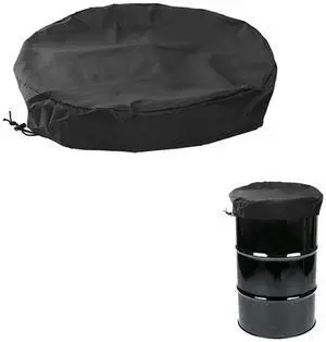 55 Gallon Drum Cover Drum Lid Cover Outdoor Water Storage Barrel Cover with Adjustable Drawstring for Industrial Barrel and Rain Bucket Waterproof Drum Barrel Cover - All Weather Protection (1) 55 Gallon Drum Cover Drum Lid Cover Outdoor Water Storage Barrel Cover with Adjustable Drawstring for Industrial Barrel and Rain Bucket Waterproof Drum Barrel Cover - All Weather Protection (1)