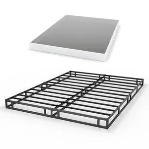 5 Inch Box Spring for King Bed, Quick Assembly King Size Metal Mattress Foundation with Fabric Cover, Strong Steel Frame, Heavy Duty, Low Profile Bed Frame Base Cama, King 5 Inch Box Spring for King Bed, Quick Assembly King Size Metal Mattress Foundation with Fabric Cover, Strong Steel Frame, Heavy Duty, Low Profile Bed Frame Base Cama, King