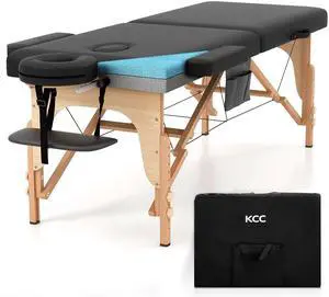 Memory Foam Massage Table Premium Portable Foldable Massage Bed Height Adjustable, 84 Inches Long 28 Inchs Wide Home Salon Spa Bed Tattoo Table with Accessories &Carrying Case, Easy Set Up Memory Foam Massage Table Premium Portable Foldable Massage Bed Height Adjustable, 84 Inches Long 28 Inchs Wide Home Salon Spa Bed Tattoo Table with Accessories &Carrying Case, Easy Set Up