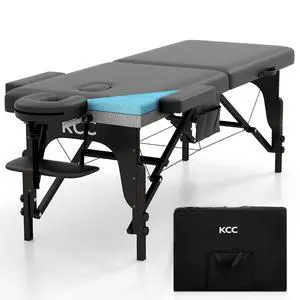 Memory Foam Massage Table Premium Portable Foldable Massage Bed Height Adjustable, 84 Inches Long 28 Inchs Wide Home Salon Spa Bed Tattoo Table with Accessories &Carrying Case, Easy Set Up Memory Foam Massage Table Premium Portable Foldable Massage Bed Height Adjustable, 84 Inches Long 28 Inchs Wide Home Salon Spa Bed Tattoo Table with Accessories &Carrying Case, Easy Set Up