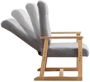 Recliner Chair Adjustable Small Fabric Single Sofa with Ergonomic Back Support,Accent Chair for Living Room, Nursery, Bedroom Gray,1PC Recliner Chair Adjustable Small Fabric Single Sofa with Ergonomic Back Support,Accent Chair for Living Room, Nursery, Bedroom Gray,1PC