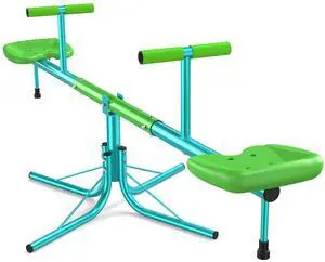 Seesaw for Kids Outdoor, 360° Spin Teeter Totter, 100 lb Seat | 2-player bounce-and-spin fun with soft handles, cushioning bar, 3-section frame, and portable 15 lb build for yards or parks. Seesaw for Kids Outdoor, 360° Spin Teeter Totter, 100 lb Seat | 2-player bounce-and-spin fun with soft handles, cushioning bar, 3-section frame, and portable 15 lb build for yards or parks.